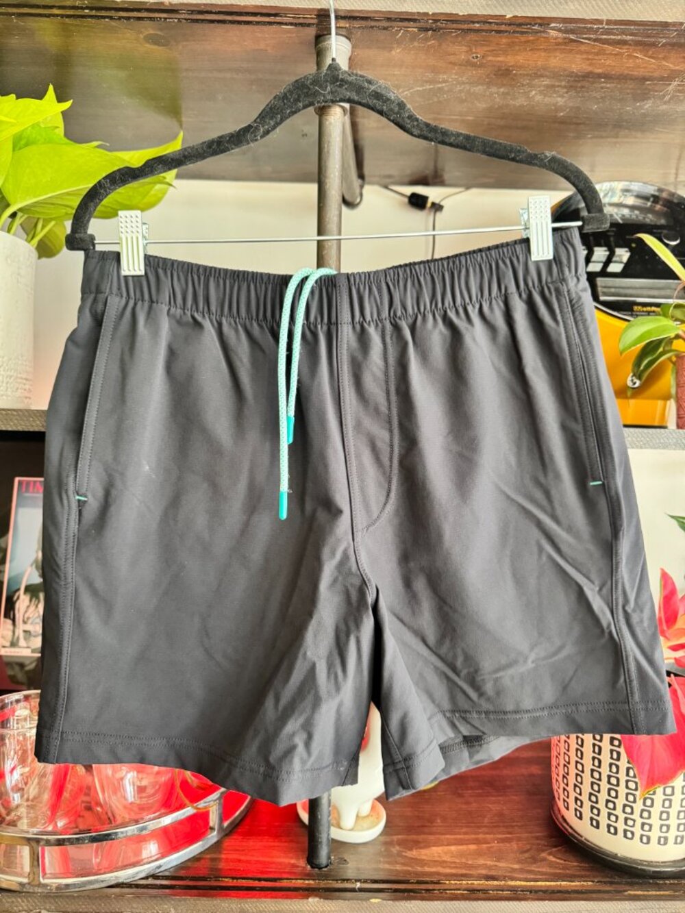 Myles Medium Make Moves Black Shorts with Drawstring